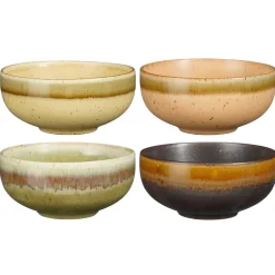 Mica Decorations Kommen Set 4 Stuks D11 X 5 -5 Cm