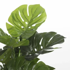 Mica Decorations Kunstplant Monstera/gatenplant - Groen - 100 Cm