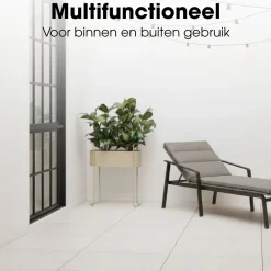 Mica Decorations Moritz Plantenstandaard -55x24x65cm - Beige