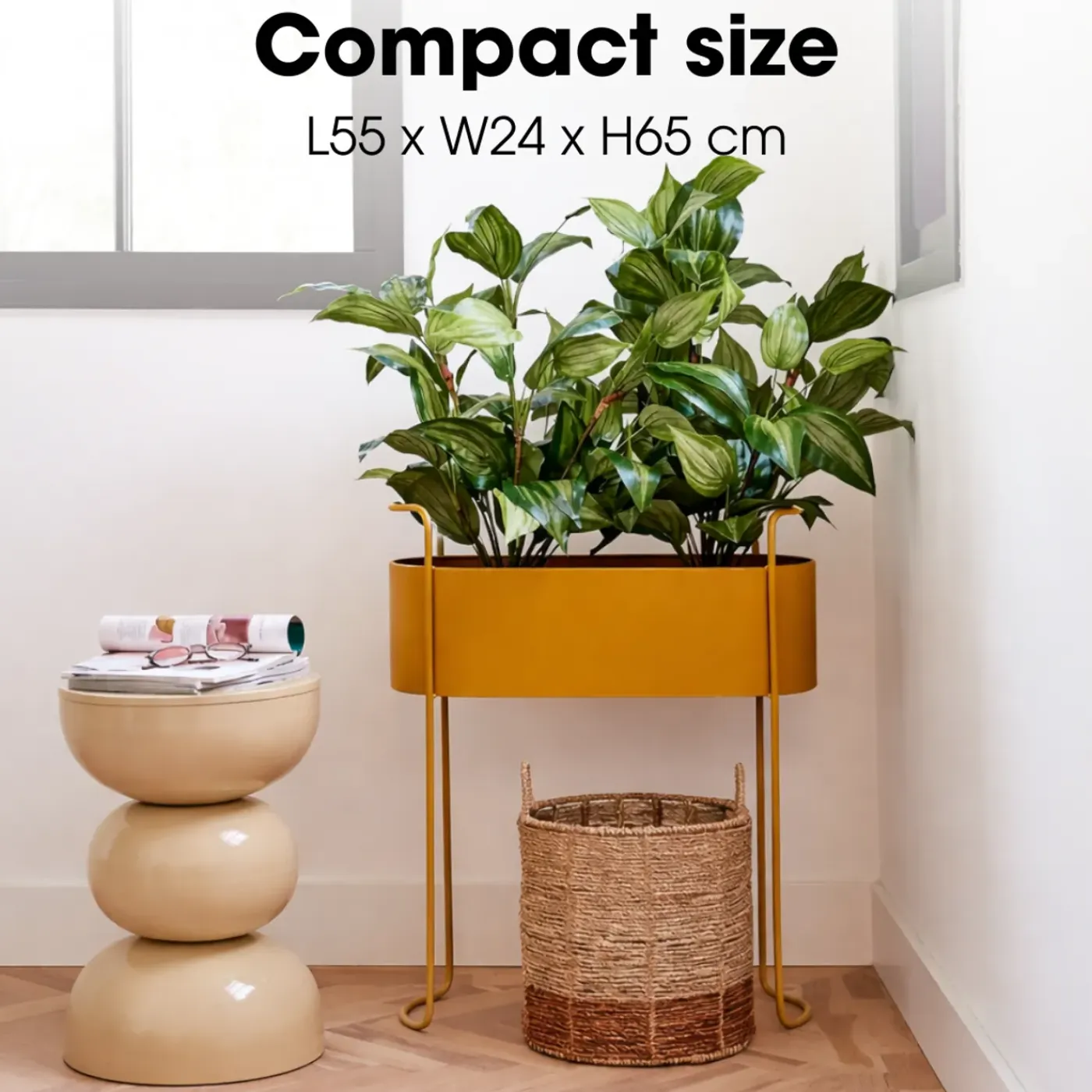 Mica Decorations Moritz Plantenstandaard – Bruin