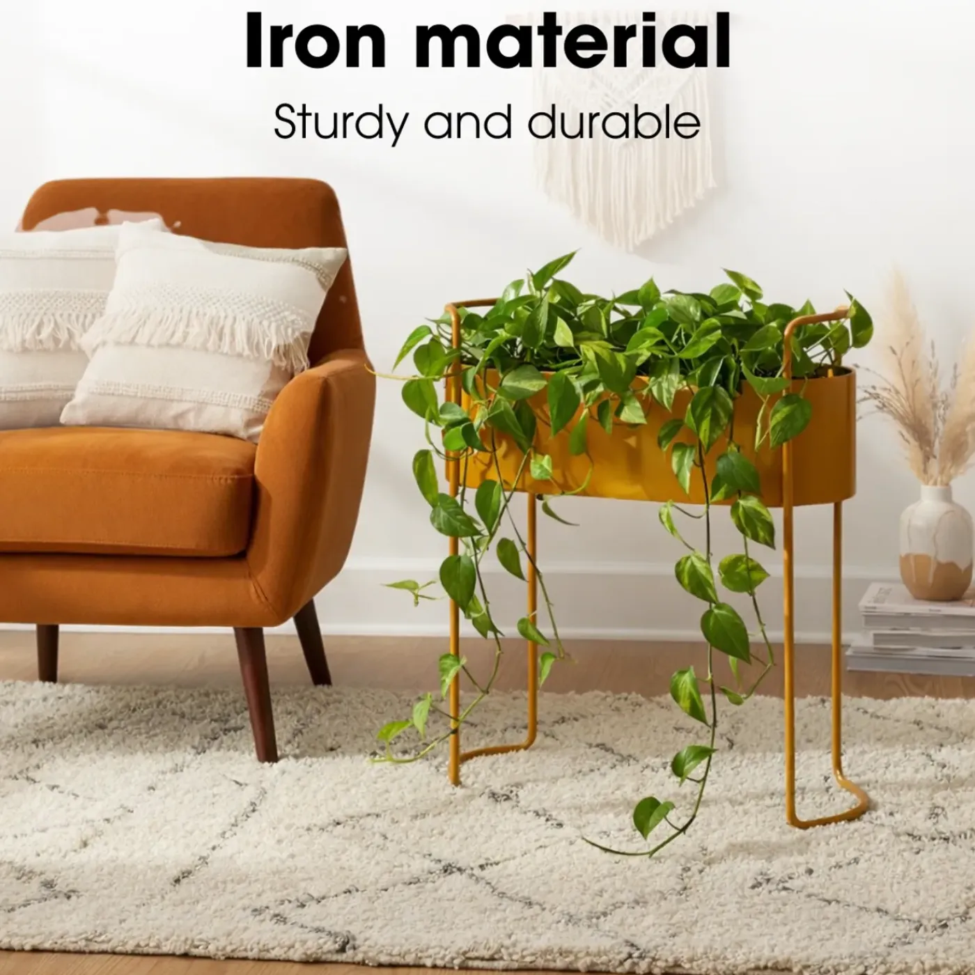 Mica Decorations Moritz Plantenstandaard – Bruin