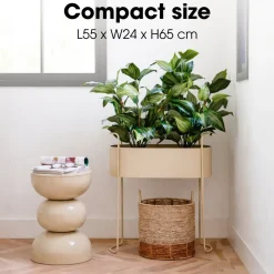Mica Decorations Moritz Plantenstandaard – Beige