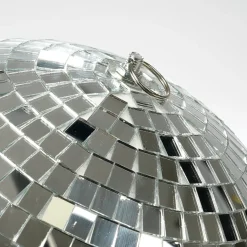 Mica Decorations Ornament Spiegel Bal Zilver - D25cm