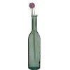 Mica Decorations Rioja Fles Glas Grijs - H75xd18cm