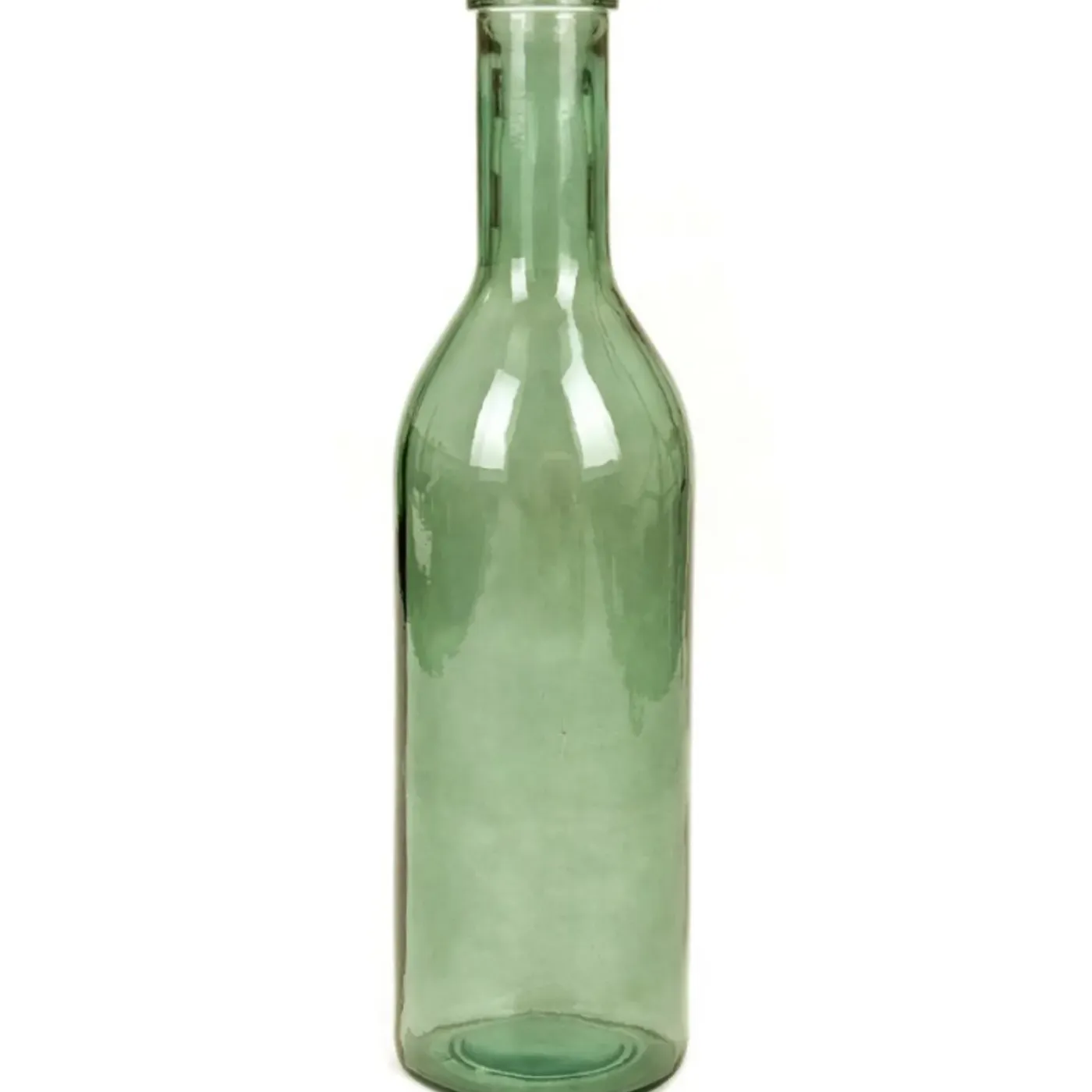 Mica Decorations Rioja Fles Glas Grijs - H75xd18cm
