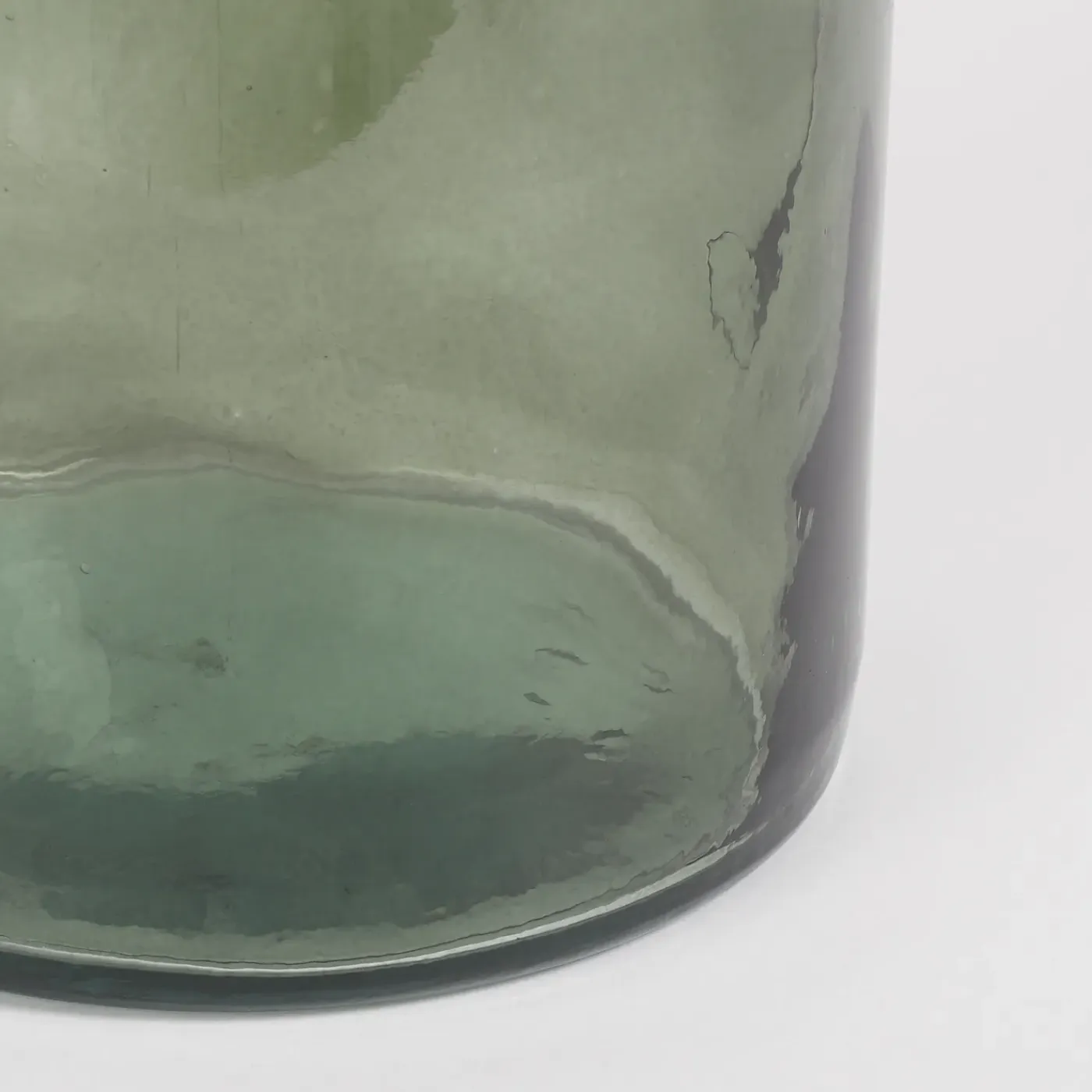 Mica Decorations Rioja Fles Glas Grijs - H75xd18cm