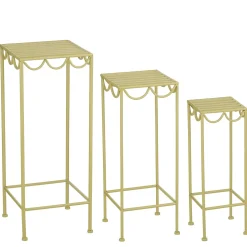 Mica Decorations Rosalie Plantentafel Set Van 3 Lichtgroen