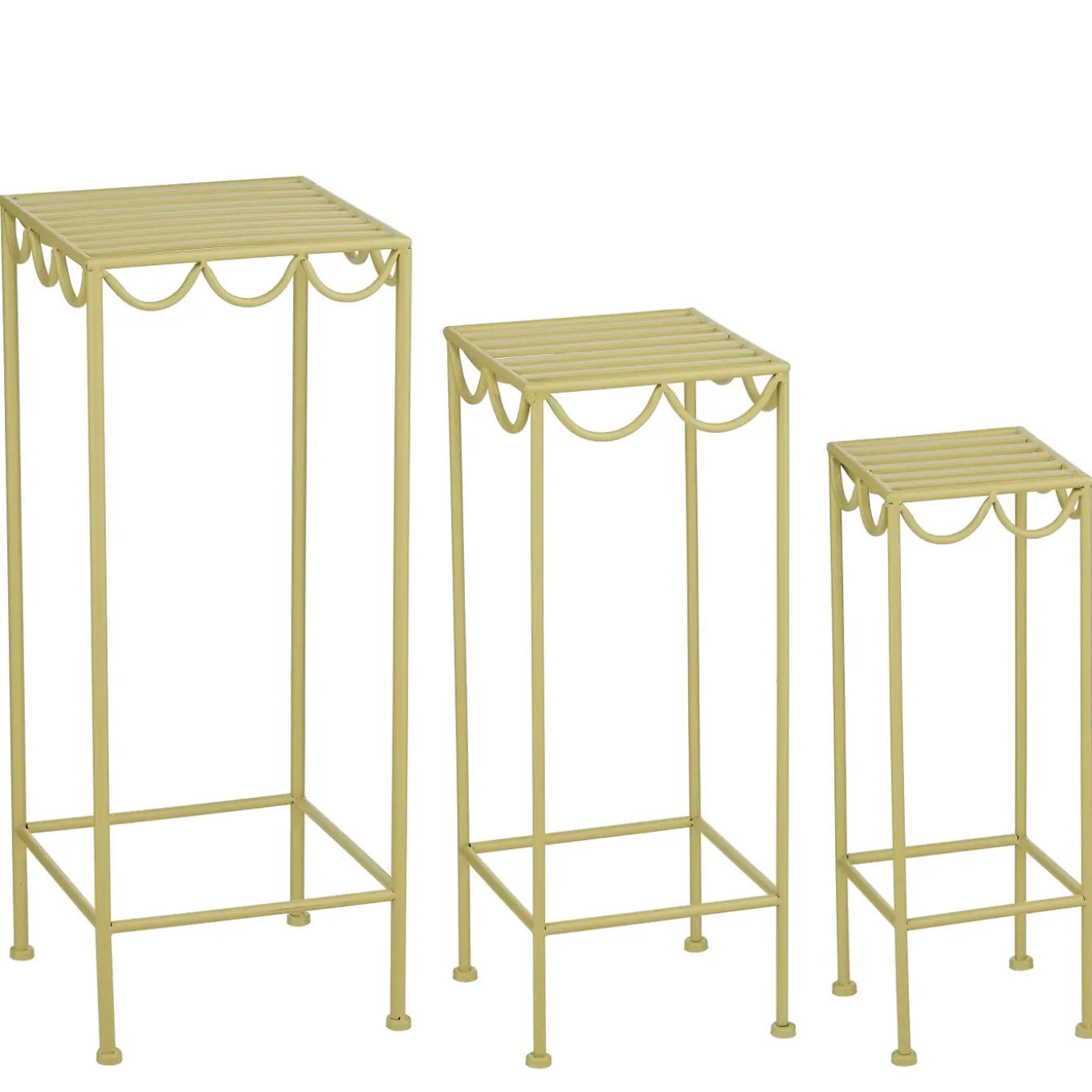 Mica Decorations Rosalie Plantentafel Set Van 3 Lichtgroen