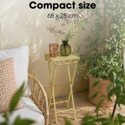 Mica Decorations Rosalie Plantentafel 68 X 28cm Lichtgroen