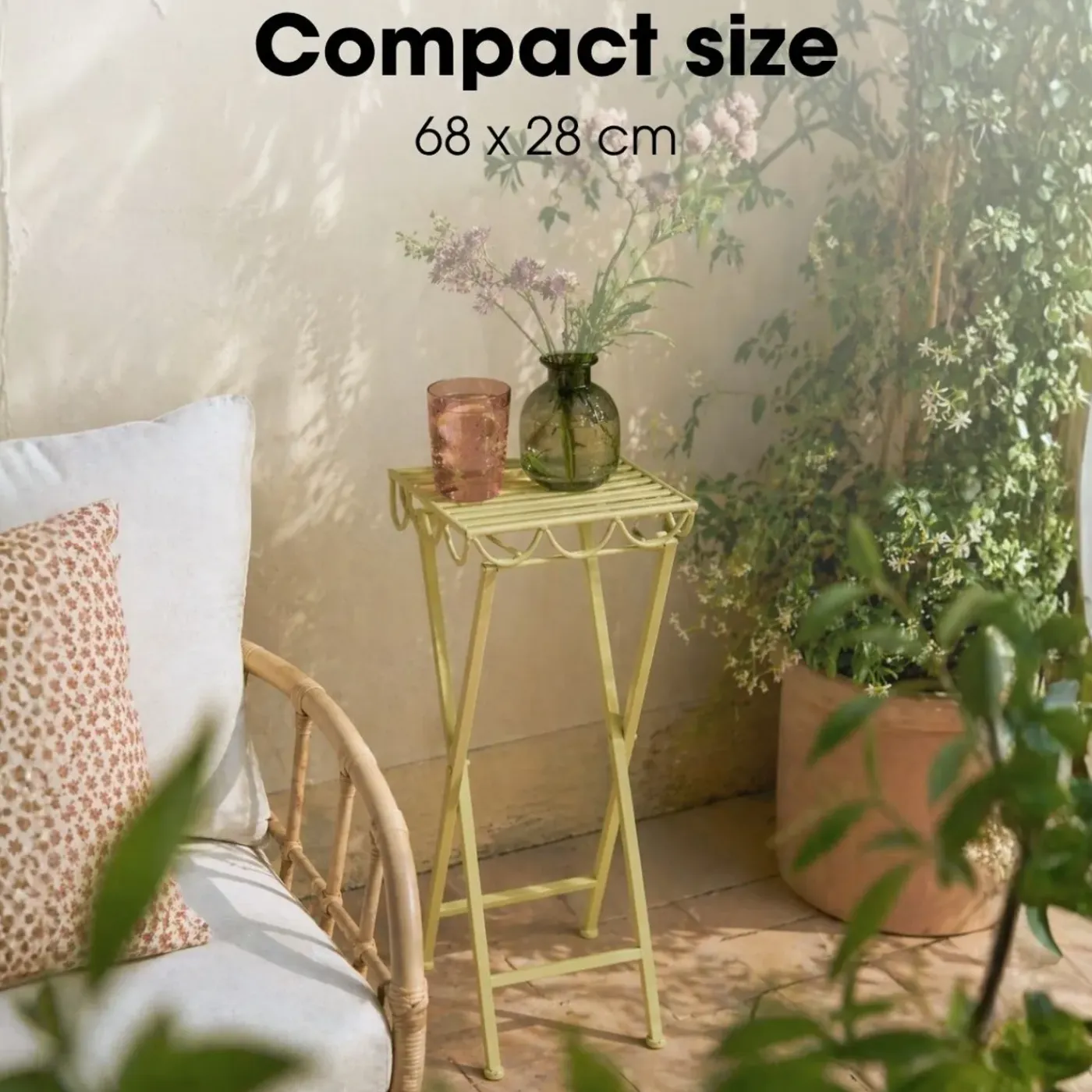 Mica Decorations Rosalie Plantentafel 68 X 28cm Lichtgroen