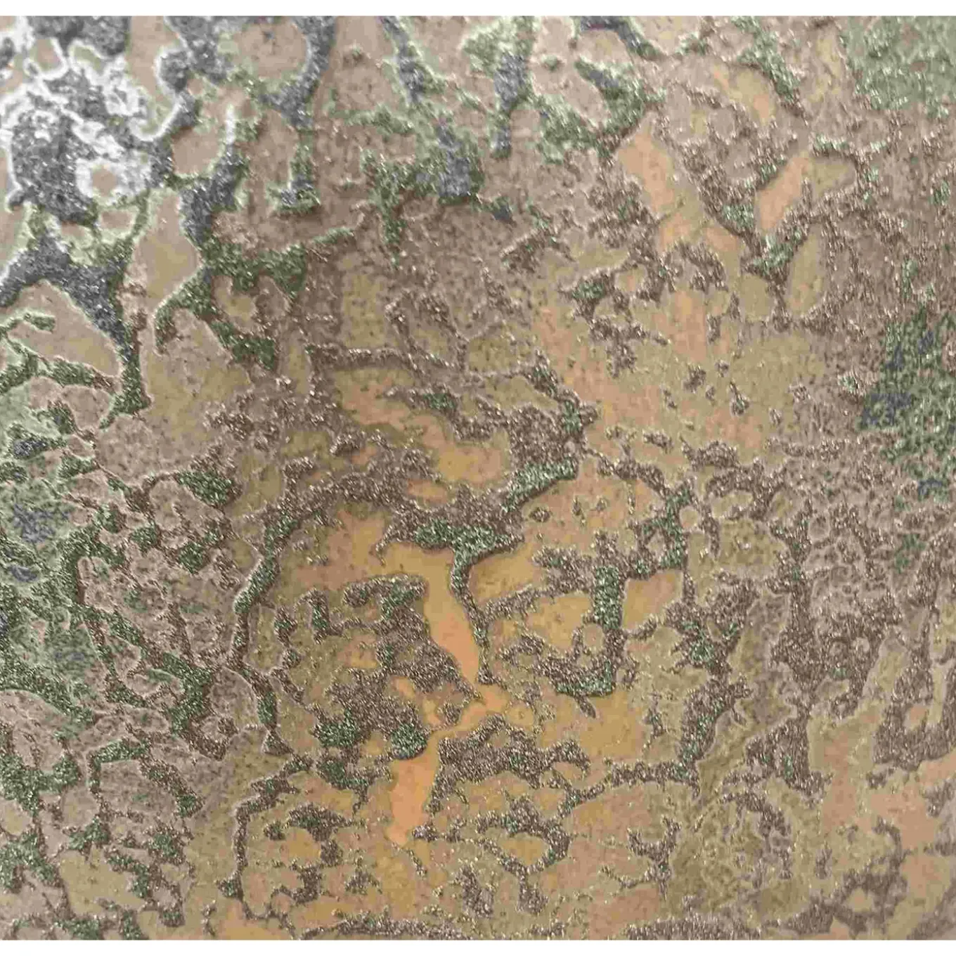 Mica Decorations Vaas - Keramiek - Flakes - Goud - D21 X H55 Cm