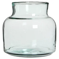 Mica Decorations Vienne Vaas Transparant - H20xd21cm