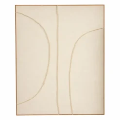 Mica Decorations Mica Wanddecoratie Beige 100x80 Cm