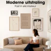Mica Wanddecoratie Donkerbruin 60x40 Cm