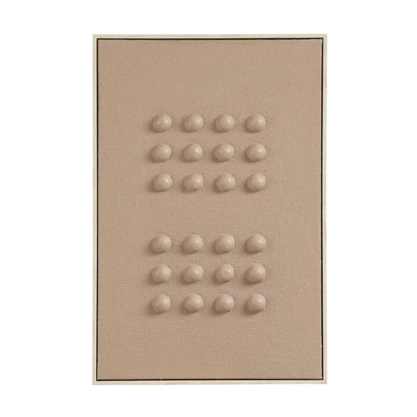 Mica Wanddecoratie Donkerbruin 60x40 Cm
