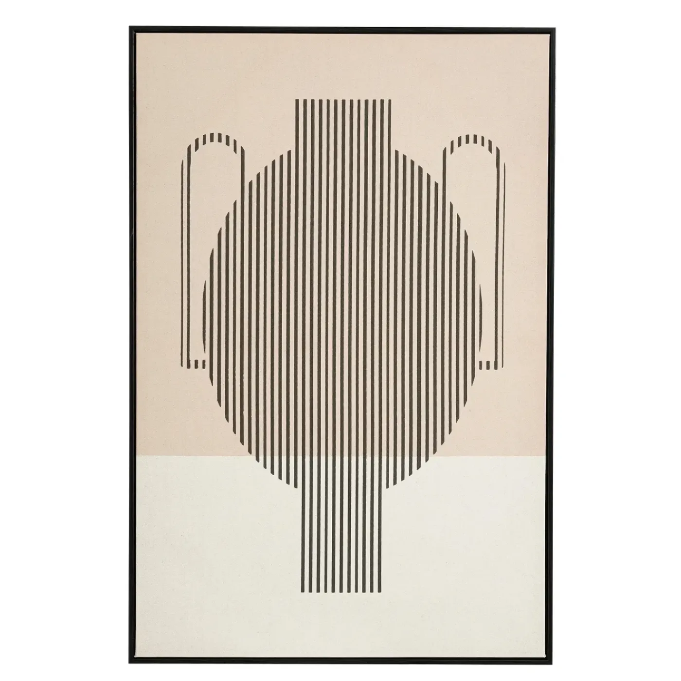 Mica Decorations Mica Wanddecoratie Zwart 90x60 Cm