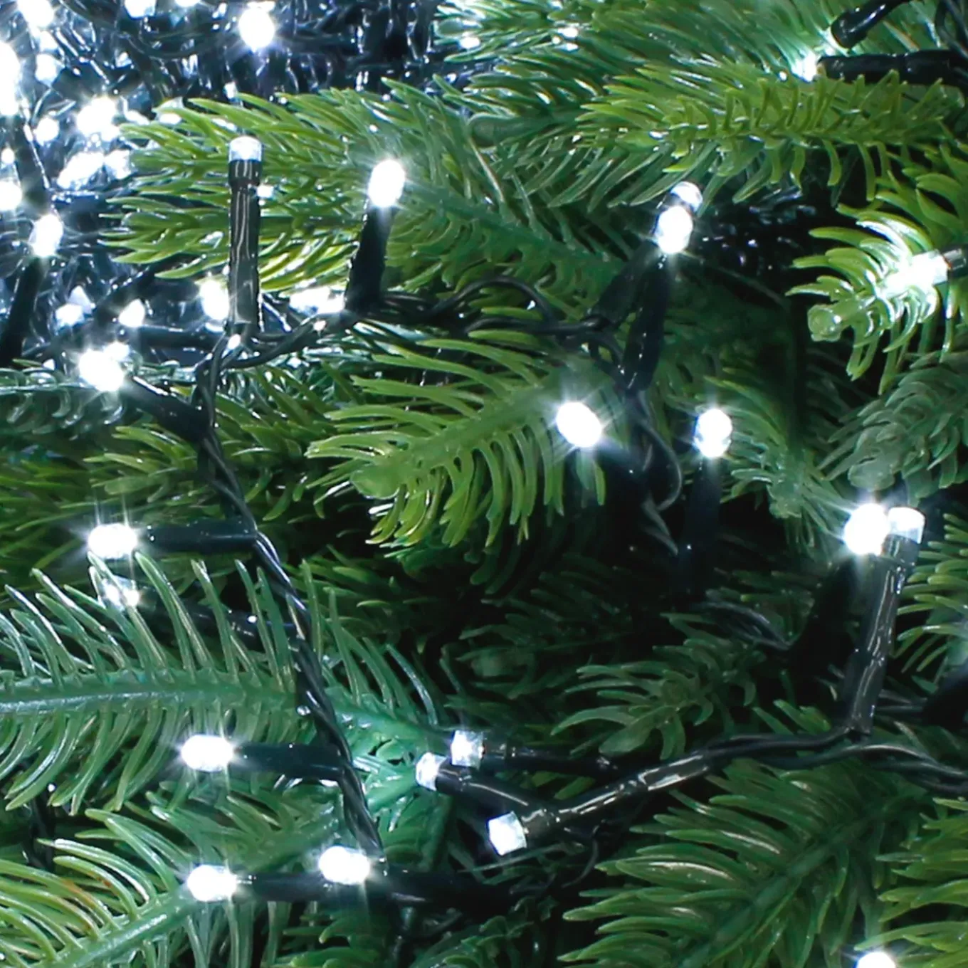 Micro Clusterverlichting - 16 M - 800 Koud Witte Ledlampjes - 8 Functies