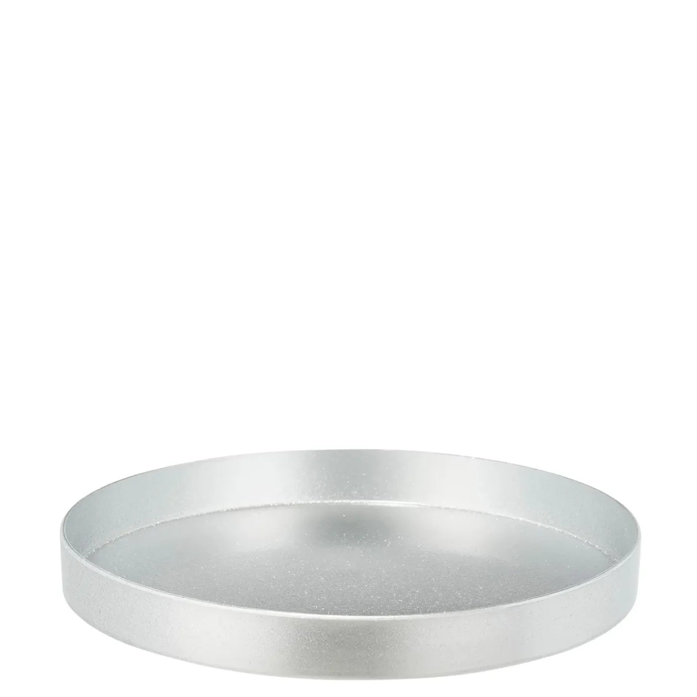 Overig Mila Decoratiebord - Gerecycled Plastic - Zilver - D 27cm