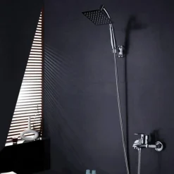 Milton Accessories Milton Regendouchekop Xl Deluxe - 28 Cm - Chrome - Douchekop Met Slang En Houder