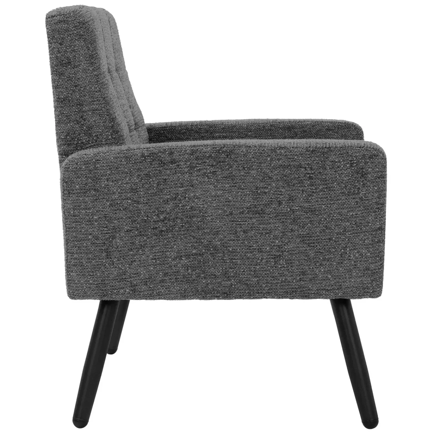 ML-Design - Fauteuil Stoel- Antraciet - Gevlochten Bekleding Stalen Frame 150kg Voor Relax