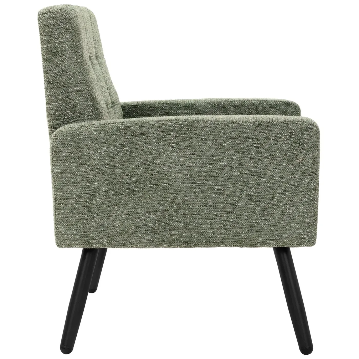 ML-Design - Fauteuil Stoel - Groen - Gevlochten Bekleding Stalen Frame 150 Kg Voor Relax