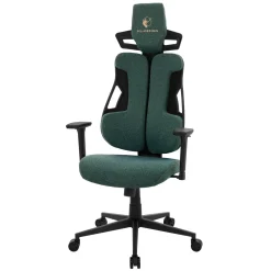 Ml-design Gamingstoel Ergonomische Stof Groen Met 3d Armleuningen Hoofdsteun Lendensteun