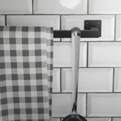 ML-Design Kledingstang Rechthoekig, D12 x B110 cm, Zwart, Roestvrij staal, U-vormig