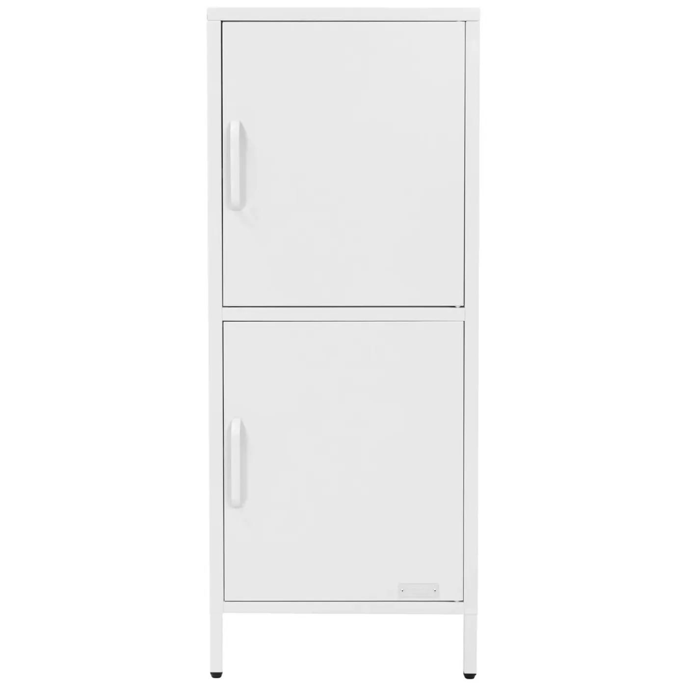 ML-Design Metalen Archiefkast Staal Wit 40x101,5x40 Cm Kantoorkast 2 Deuren Legplanken