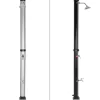 ML-Design Solar Douche 20 L 217cm Rond Met Voetdouche En Regendouchekop, Zilver-zwart, Warm Water