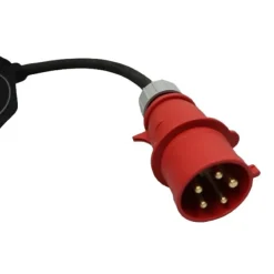 Grodt Mobiele Thuislader Type 2 - 5 Meter - 22 Kw - 32a 3-fase (380v) Ip67 Waterdicht Met