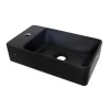 Mob-in - Rechthoekige Hangende Waskom - Smart - Zwart - Hars - 40 Cm 23 Cm