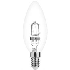 Modee Halogeenlamp E14 - 42w 624lm 2700k - Warm Wit Licht - Dimbaar - Kaarslamp C37 - 1 Stuk