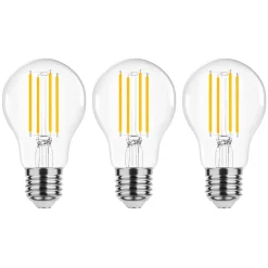 Modee Led Lamp E27 - 8w 1055lm 2700k - Warm Wit Licht - Vervangt 70w - Dimbaar - Globe - 3 Stuks