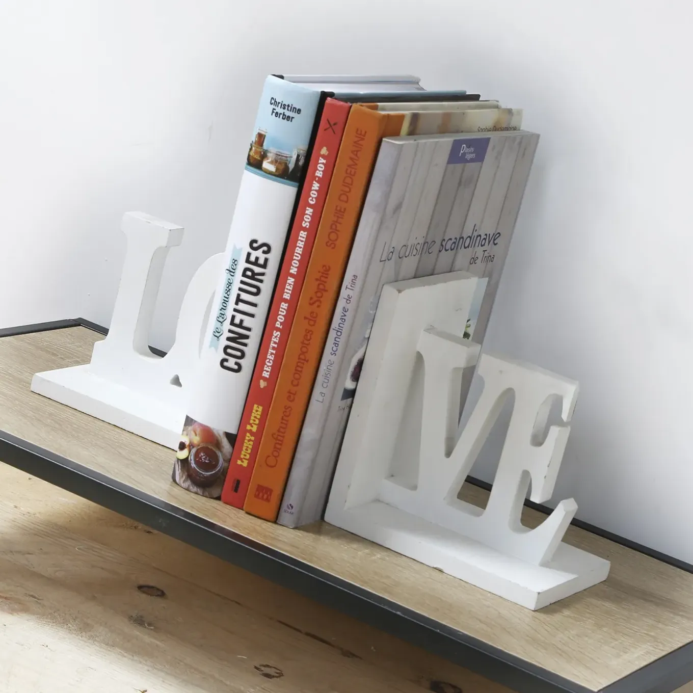 Moderne Console 2 Niveaus Eiken Decor L120cm