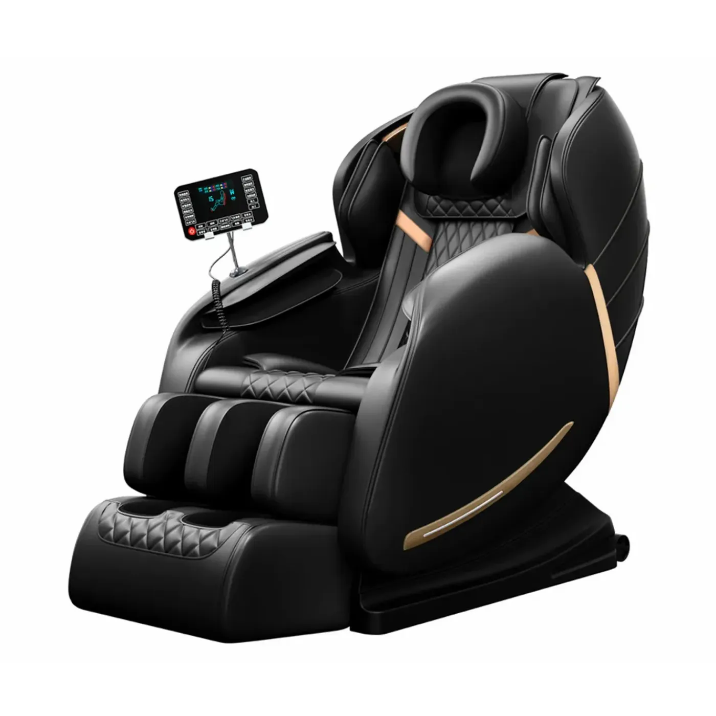 Molini Luxe Full Body Elektrische Massagestoel | Zero Gravity | Model Sensa | Zwart