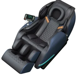 Molini Luxe Full Body Elektrische Massagestoel | Zero Gravity | Deluxe Model | Zwart/blauw