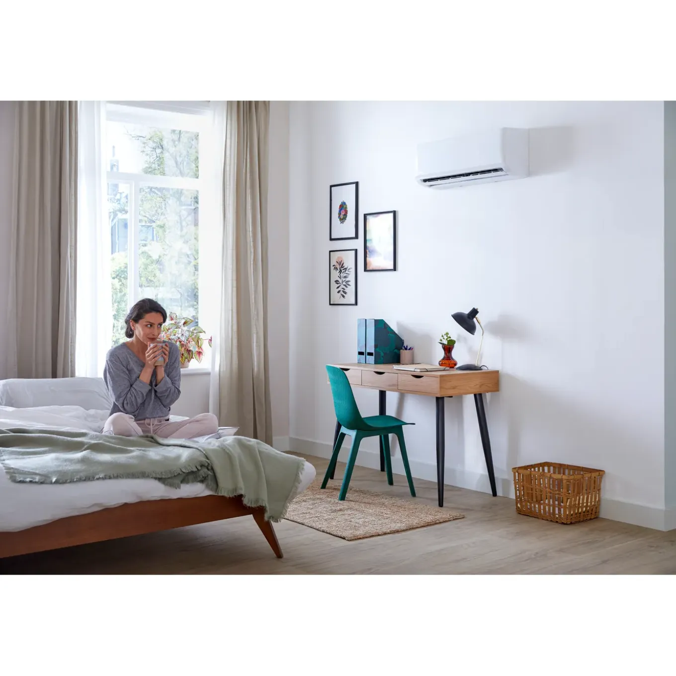 Monosplit airconditioner Qlima SC 6126 - met verwarmingsfunctie - 2.6kW - 8900 BTU