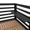 Monster Shop Monstershop 3-delige Buitenkeuken - Aluminium & Hout - Grijs - Rvs Spoelbak