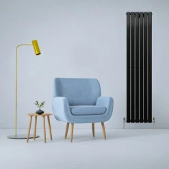 Monstershop Design Radiator - Mat Zwart - 1800 mm x 420 mm