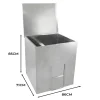 Monster Shop - 350kg 520L Bunkerkast voor Brandstof Opslag -