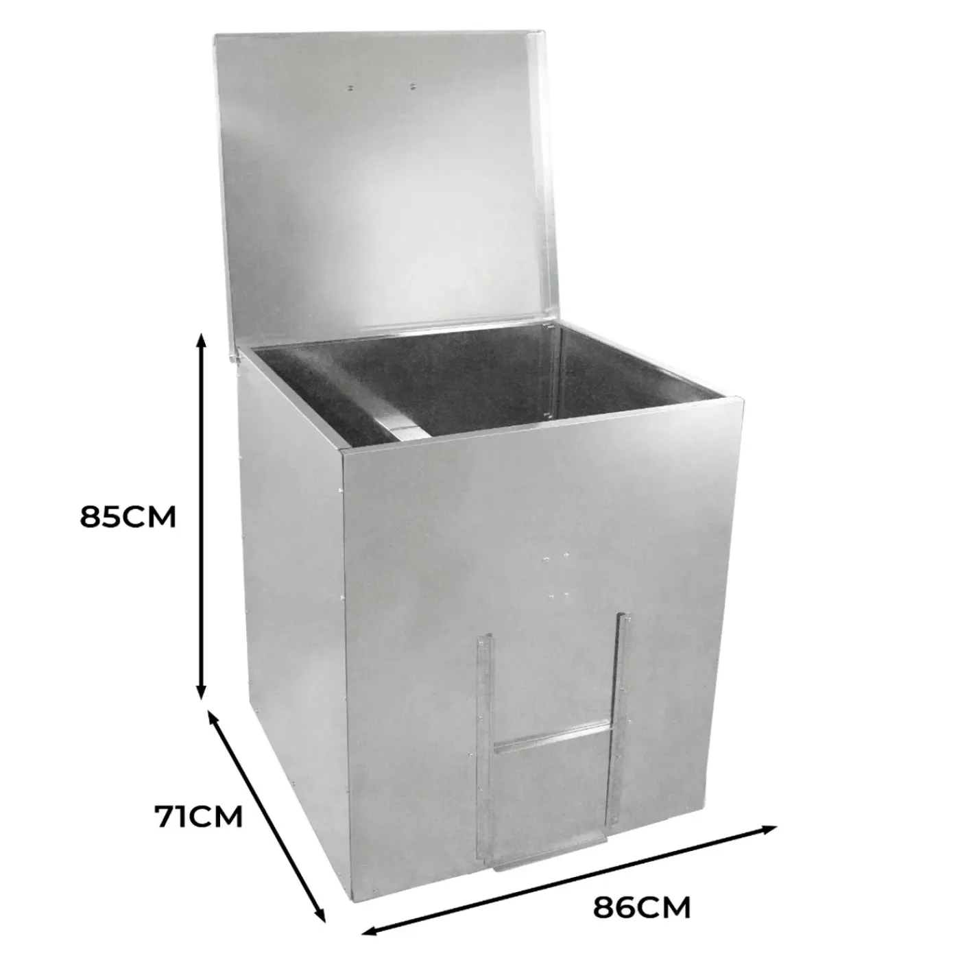 Monster Shop - 350kg 520L Bunkerkast voor Brandstof Opslag -
