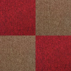 Monster Shop Monstershop - Tapijttegel - Rood en Zand - 5 mm - 40 stuks - 10 m²