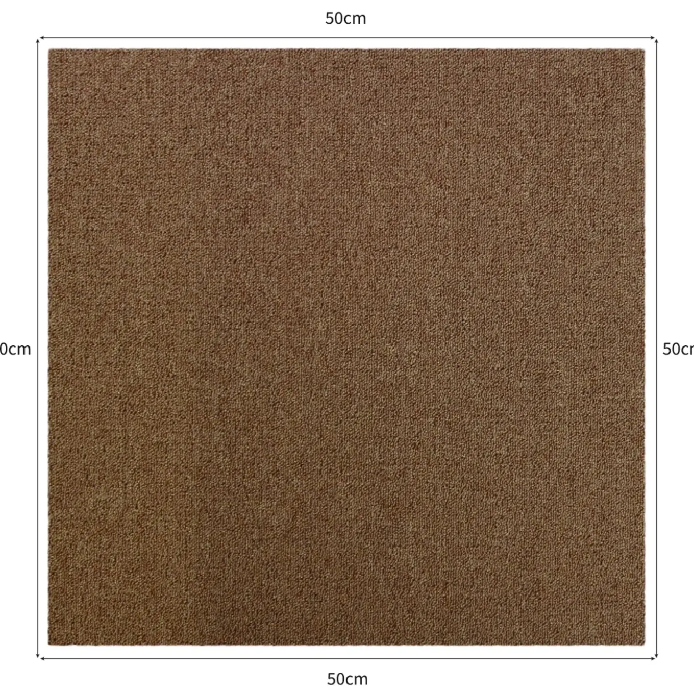 Monstershop - Tapijttegel - Zand - 5 mm - 20 stuks - 5 m²