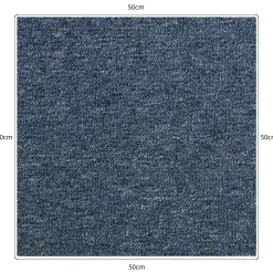 Monster Shop Monstershop - Tapijttegel - Zwart en Storm Blauw- 5 mm - 40 stuks - 10 m²