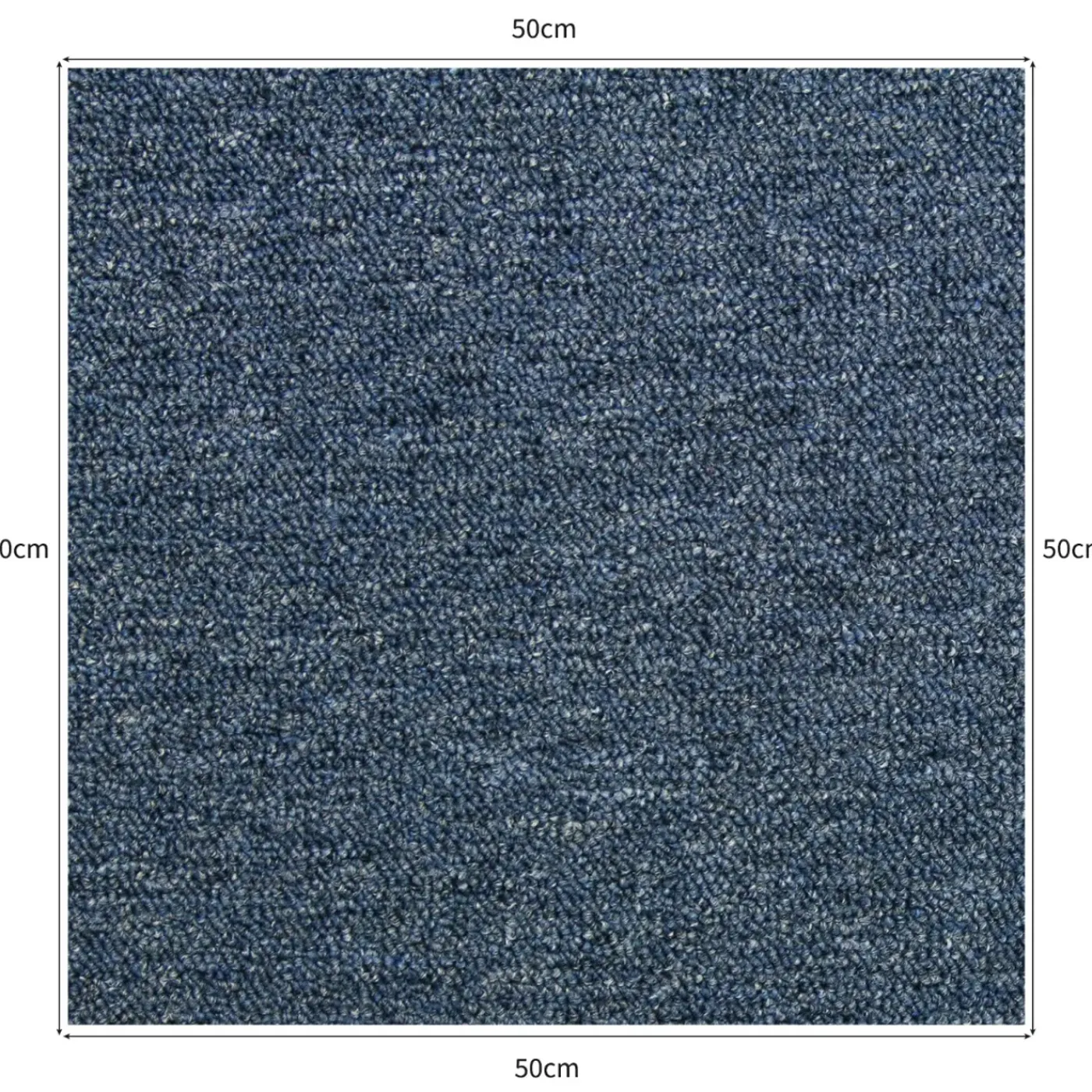 Monster Shop Monstershop - Tapijttegel - Zwart en Storm Blauw- 5 mm - 40 stuks - 10 m²