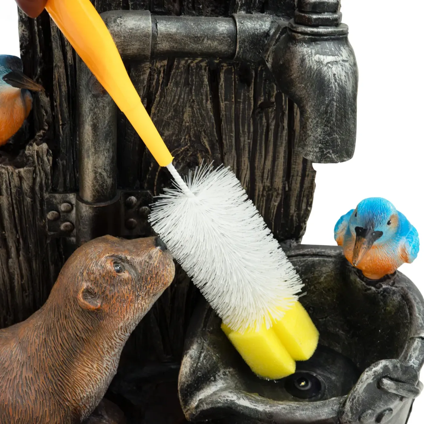 Monster Shop Monstershop Waterornament Otter Oasis - Polyresin - Led - Elektrisch