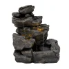 Monster Shop Monstershop Waterornament Rustic Rapids - Polyresin - Led - Elektrisch