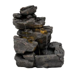 Monster Shop Monstershop Waterornament Rustic Rapids - Polyresin - Led - Elektrisch