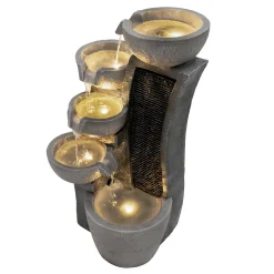 Monster Shop Monstershop Waterornament Sleek Streams - Polyresin - Led - Elektrisch