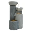 Monstershop Waterornament Tranquil Tiers - Polyresin - Led - Elektrisch